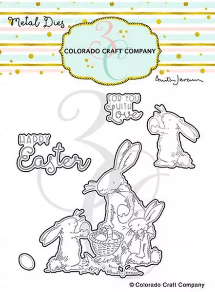Happy Easter Dies Colorado Craft Company by Anita Jeram
