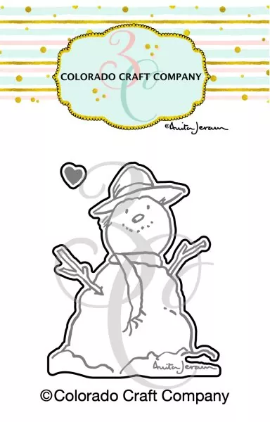 Sweetest Snowman Mini Dies Colorado Craft Company by Anita Jeram