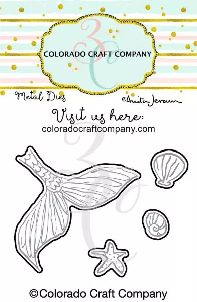Mermazing Mini Dies Colorado Craft Company by Anita Jeram