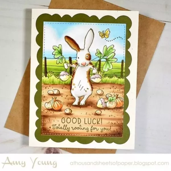 Rooting For You Stamp & Die Bundle Colorado Craft Company 4