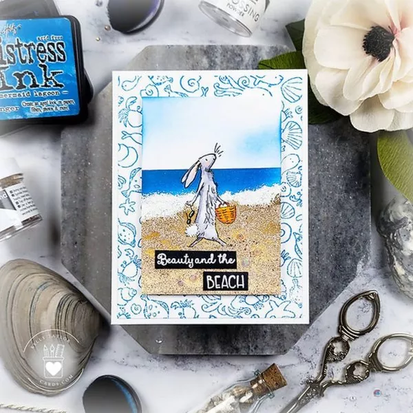 Beach Beauty Clear Stamps Colorado Craft Company by Anita Jeram 1