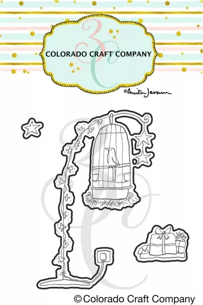 Bright Birdcage Mini Dies Colorado Craft Company by Anita Jeram