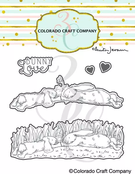 Bunny Love Dies Colorado Craft Company by Anita Jeram