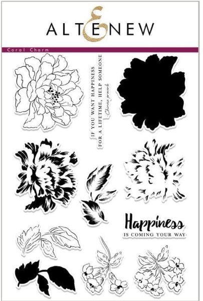 Build-A-Flower: Coral Charm Clear Stamps Altenew
