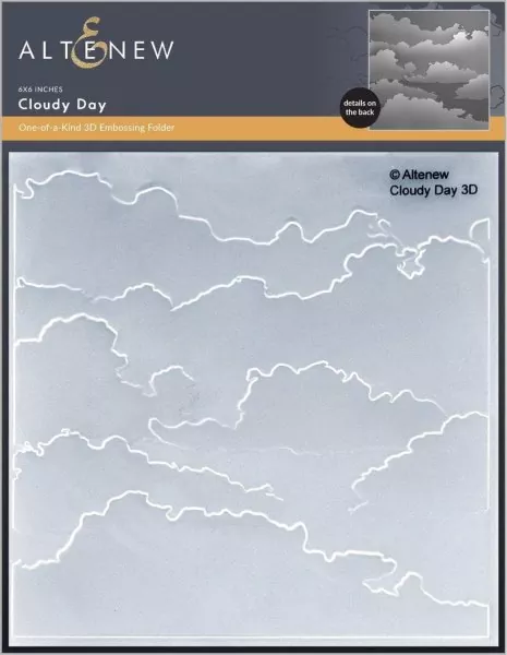 Cloudy Day 3D Embossing Folder by Altenew