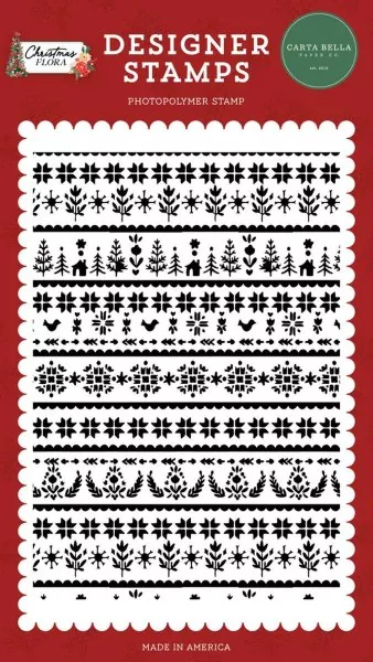 Carta Bella Christmas Sweater clear stamp