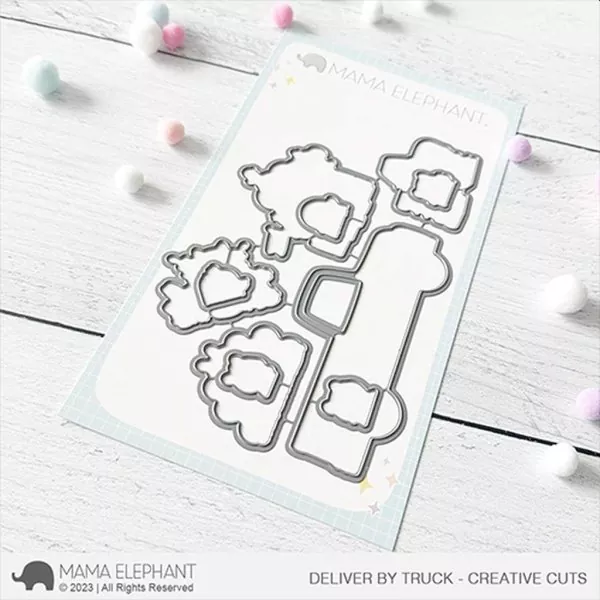 Deliver by Truck Dies Creative Cuts Mama Elephant