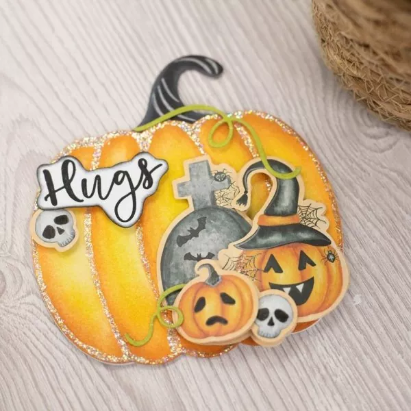 Trick or Treat 3D Topper Pad Die Cut Embellishment Crafters Companion 5