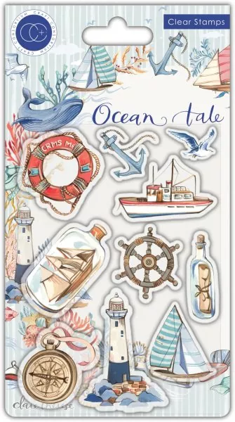 Craft Consortium Ocean Tale - Adventure clear stamp