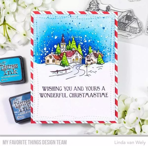 Season's Greetings Clear Stamps My Favorite Things Project 1