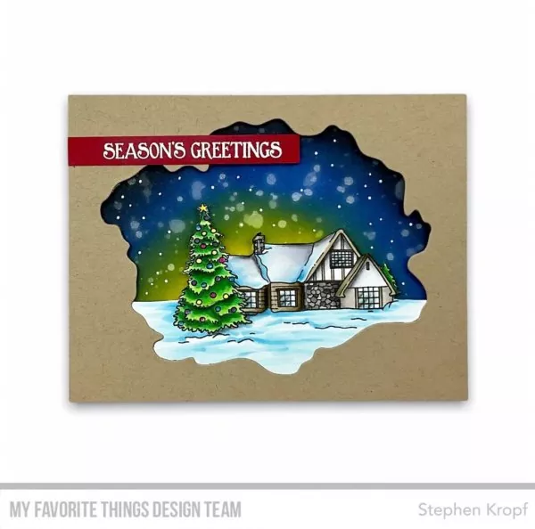 Season's Greetings Clear Stamps My Favorite Things Project 2