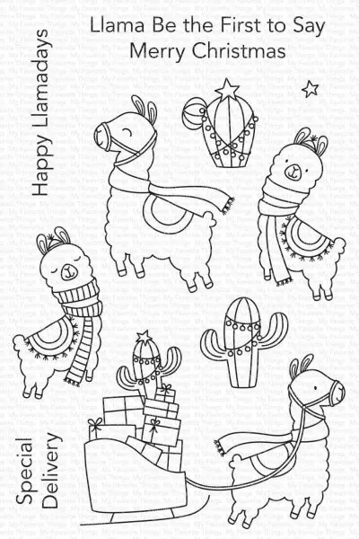 Happy Llamadays Clear Stamps My Favorite Things