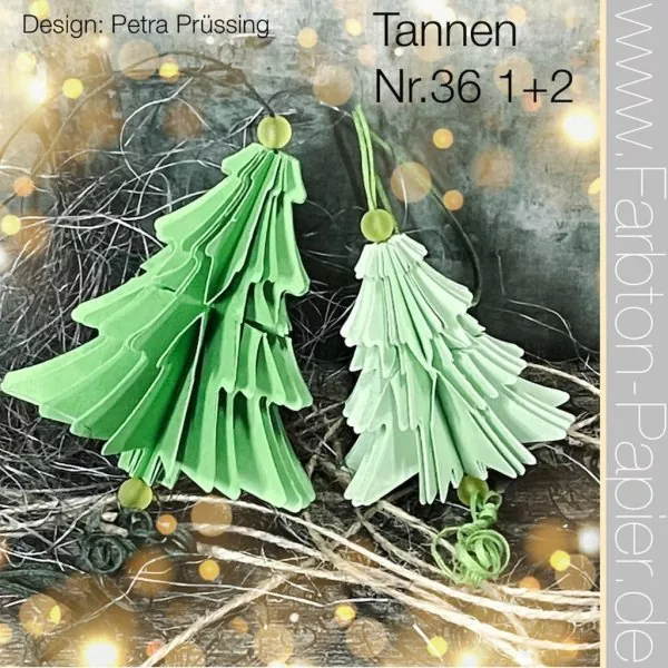 Tannen-Duo Nr.36 Die Set FarbTon Papier