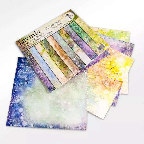 Dreamscape Papers the colourburst Collection Paperpack Lavinia 1