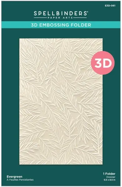 Evergreen Embossing Folder Spellbinders