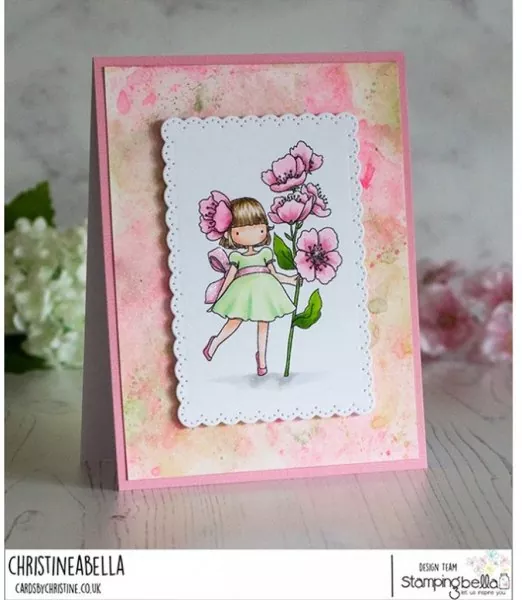 Stampingbella Tiny Townie Cherry Blossom Rubber Stamps 2