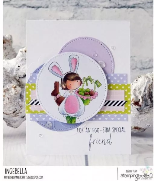 Stampingbella Tiny Townie Ella Loves Easter Rubber Stamps 2