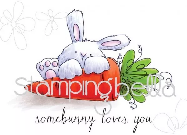 Stampingbella Somebunny Loves You Rubber Stamps