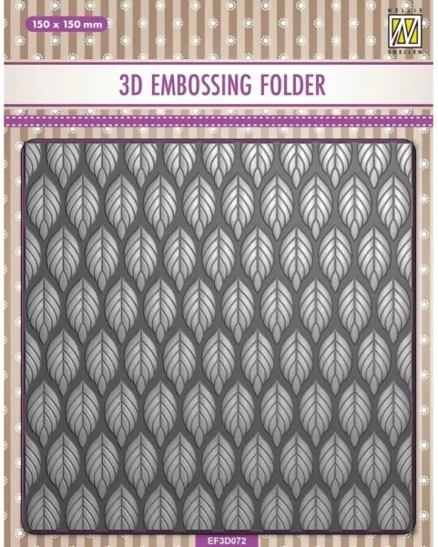 Leaves 3D Embossing Folder from Nellie Snellen