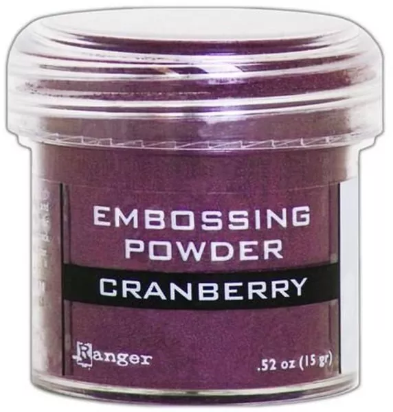 Cranberry Metallic Embossing Powder Ranger
