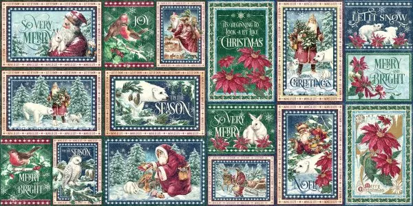 graphic 45 Let It Snow 4x6 & 3x4 inch Journaling Cards 1