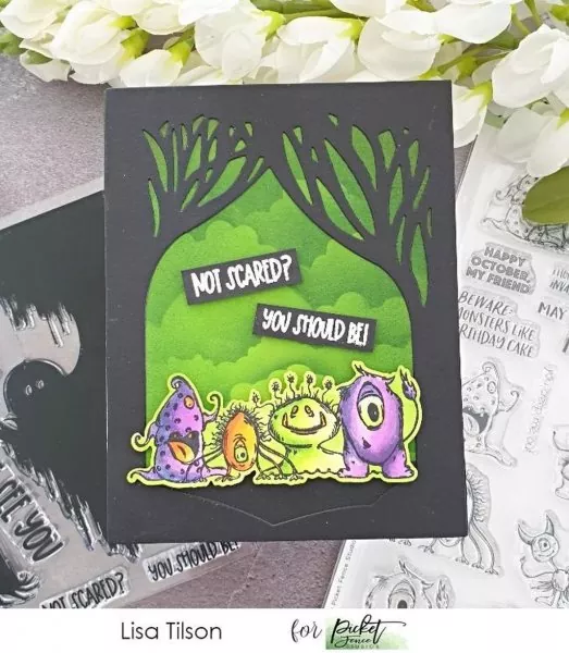You Creep Me Out clear stamps picket fence studios 2