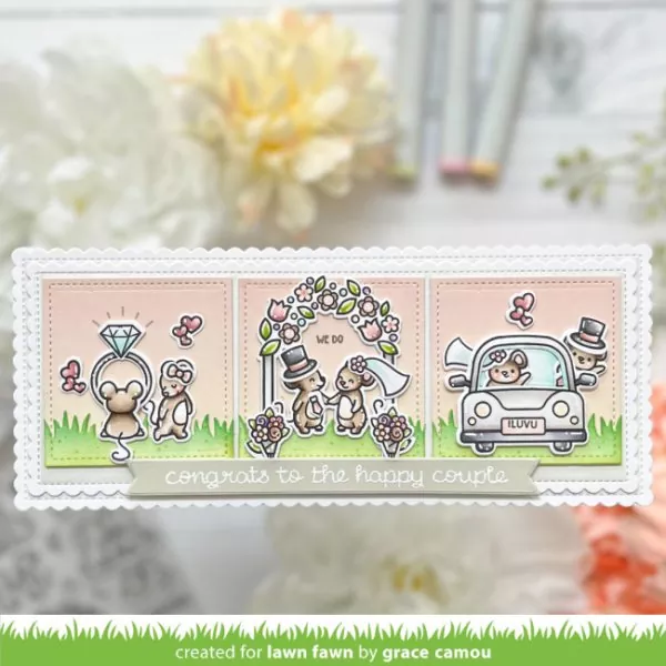 Happy Couples Clear Stamps Lawn Fawn 5