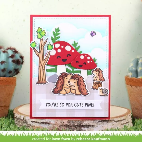 Porcupine for You Clear Stamps Lawn Fawn 7