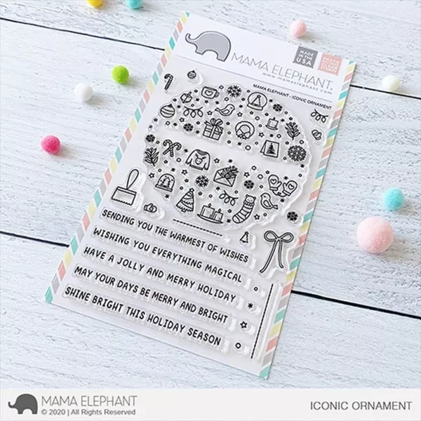 Iconic Ornament Clear Stamps Mama Elephant