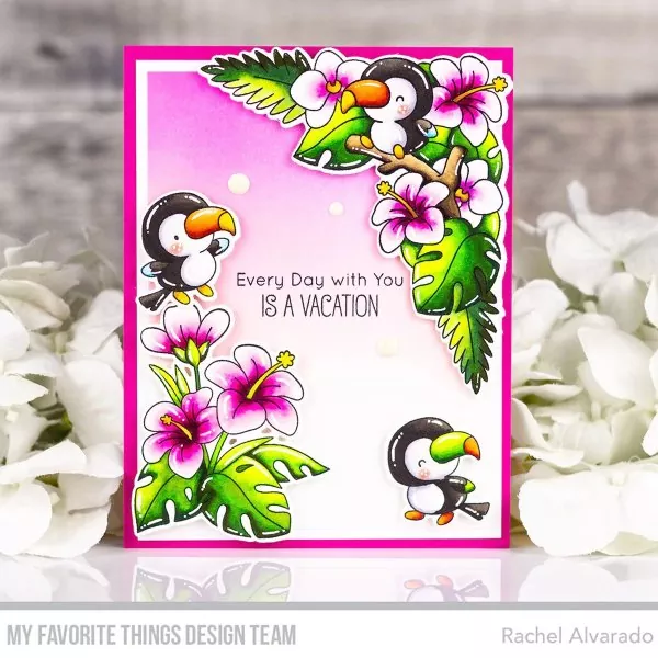 Tropical Toucans Clear Stamps My Favorite Things 3