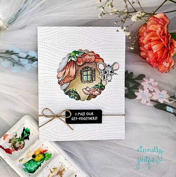 Mouse House Clear Stamps Colorado Craft Company by Kris Lauren 2