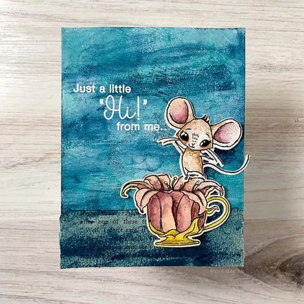 Teacups & Mice Clear Stamps Colorado Craft Company by Kris Lauren 2