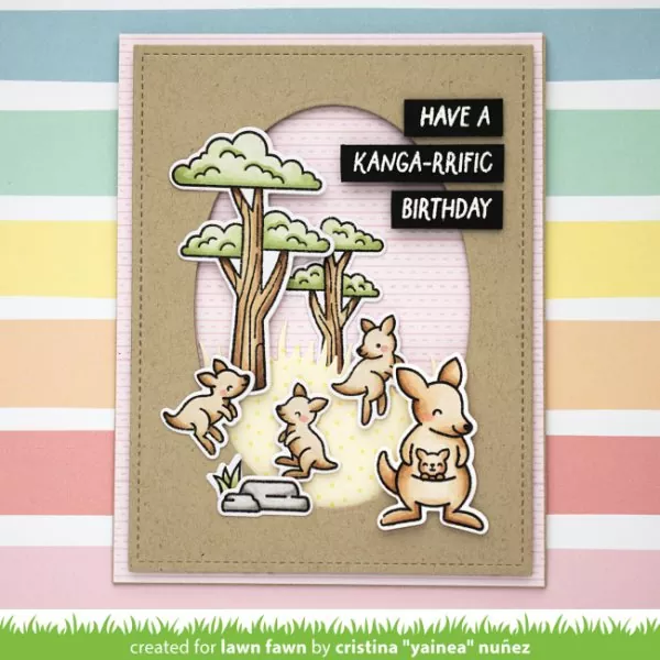 Kanga-rrific Clear Stamps Lawn Fawn 7