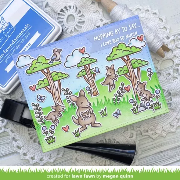 Kanga-rrific Add-On Clear Stamps Lawn Fawn 3