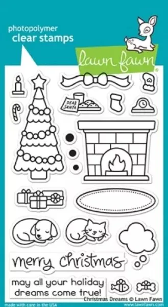 Christmas Dreams Stamps Lawn Fawn