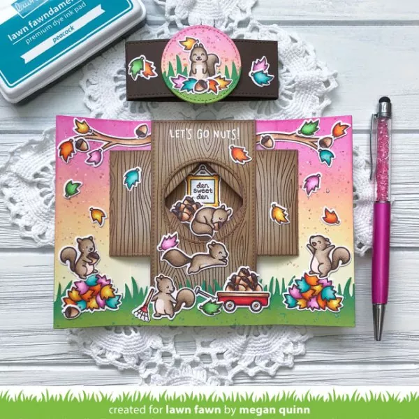 LF2407 Let's Go Nuts Clear Stamps Lawn Fawn 4