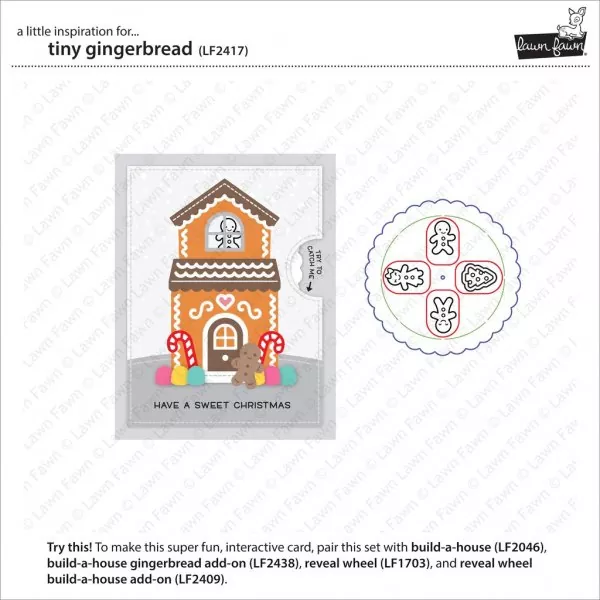 LF2417 Tiny Gingerbread Clear Stamps Lawn Fawn 1