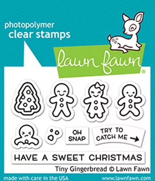 LF2417 Tiny Gingerbread Clear Stamps Lawn Fawn