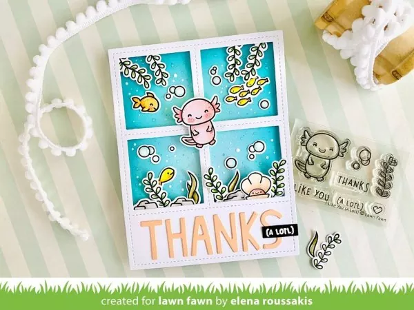 LF2464 I Like You (A Lotl) Clear Stamps Lawn Fawn 4