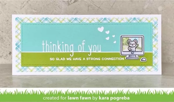 Virtual Friends Clear Stamps Lawn Fawn 2
