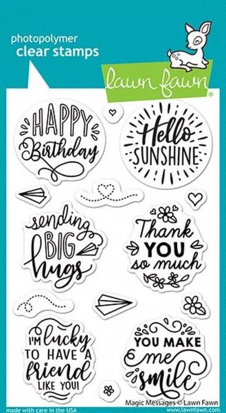 Magic Messages Clear Stamps Lawn Fawn