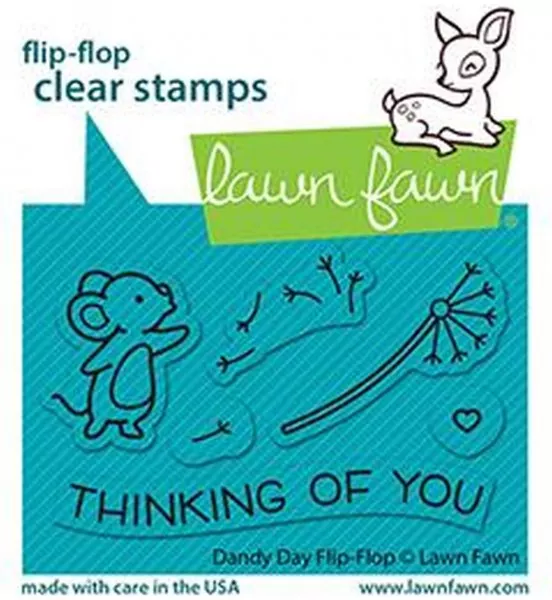 Dandy Day Flip-Flop Clear Stamps Lawn Fawn