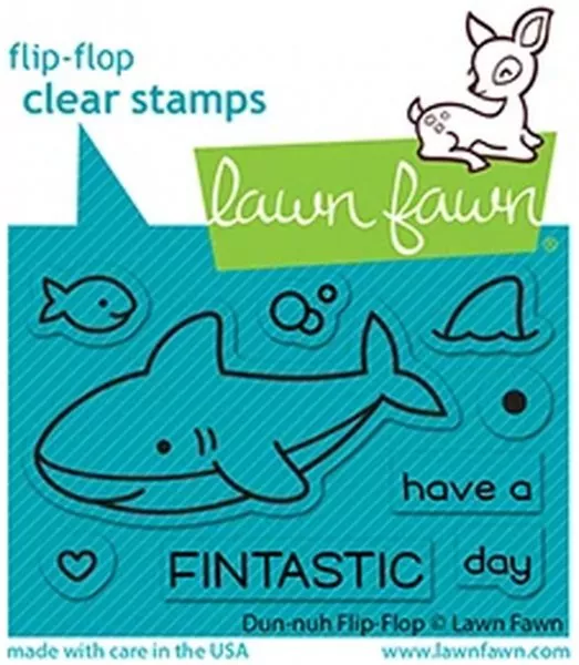 Duh-nuh Flip-Flop Clear Stamps Lawn Fawn