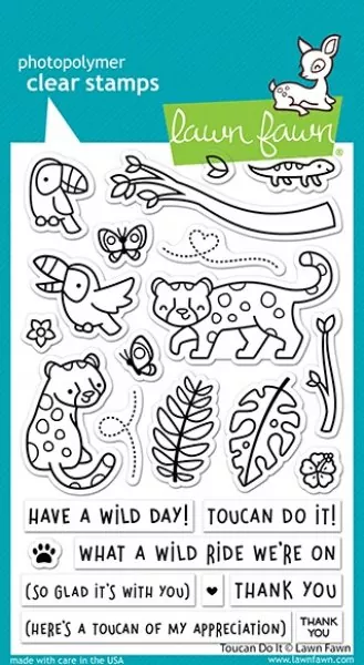 Toucan Do It Clear Stamps Lawn Fawn