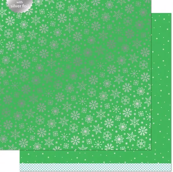 Let It Shine Snowflakes Glacial lawn fawn scrapbooking paper