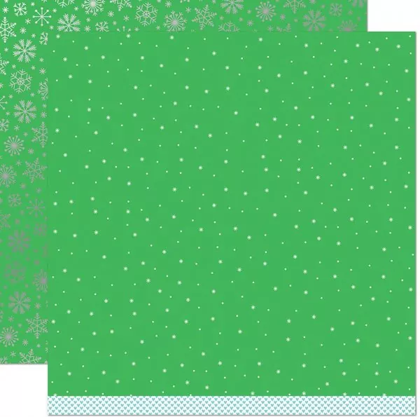 Let It Shine Snowflakes Glacial lawn fawn scrapbooking paper 1