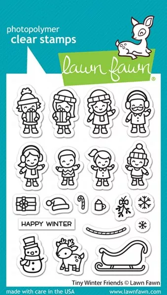 Tiny Winter Friends Clear Stamps Lawn Fawn