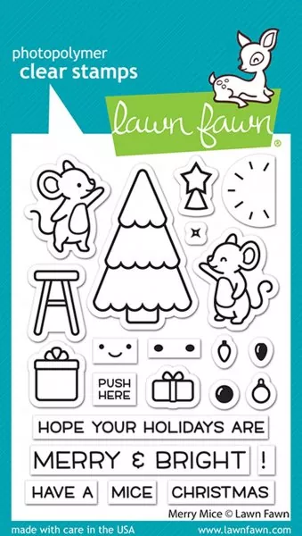 Merry Mice Clear Stamps Lawn Fawn