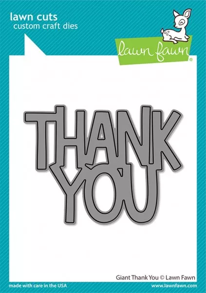 Giant Thank You Dies Lawn Fawn