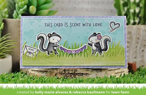 Scent with Love Clear Stamps Lawn Fawn 1